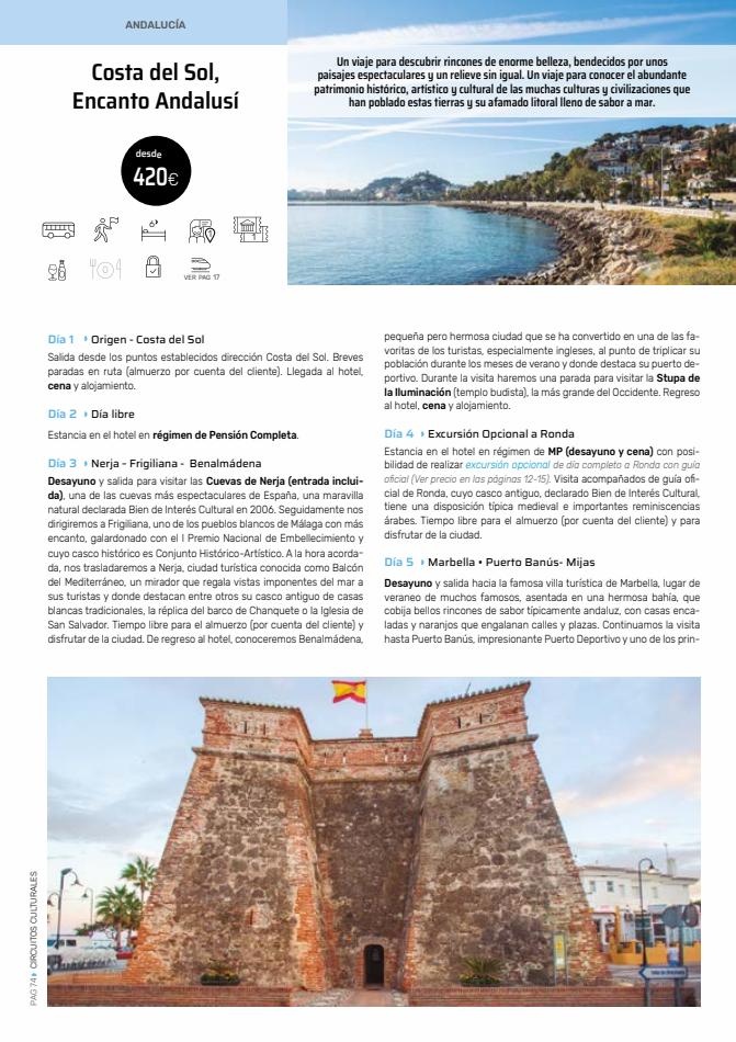 Viajes Eroski canarias  Circuitos Culturales 2023 
