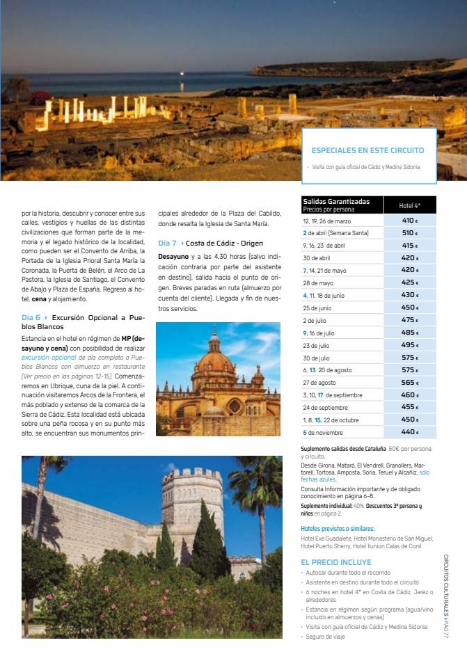 Viajes Eroski canarias  Circuitos Culturales 2023 