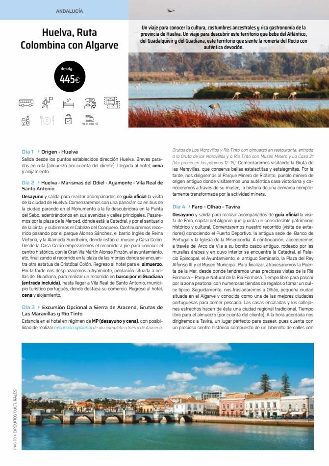 Viajes Eroski canarias  Circuitos Culturales 2023 