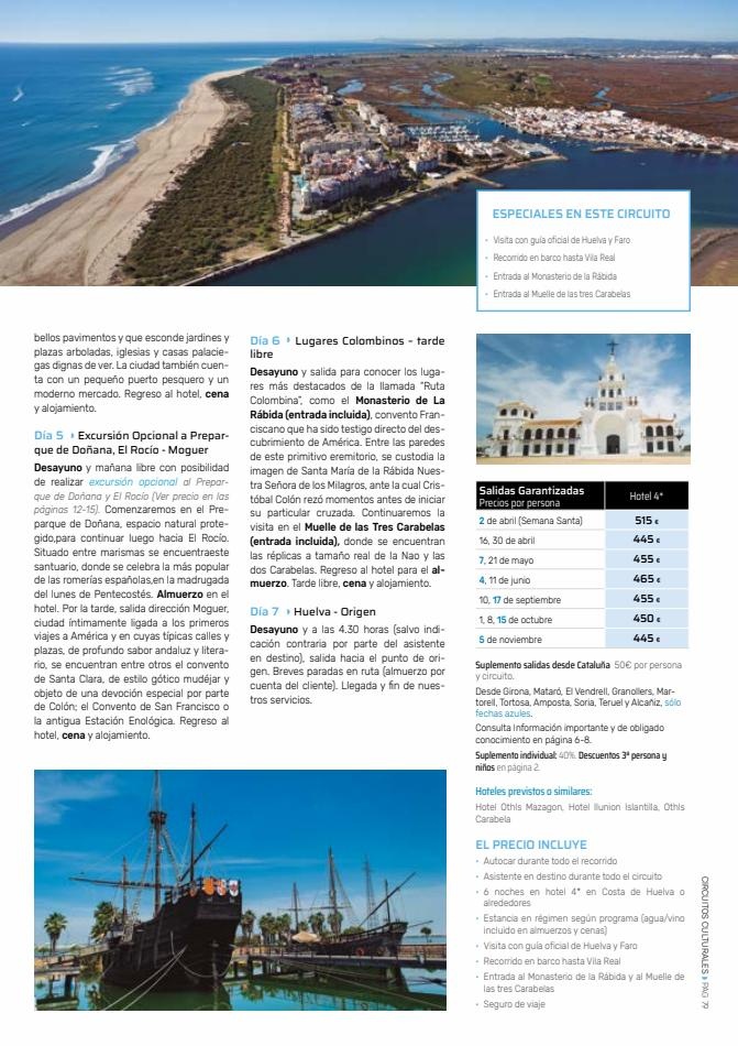 Viajes Eroski canarias  Circuitos Culturales 2023 