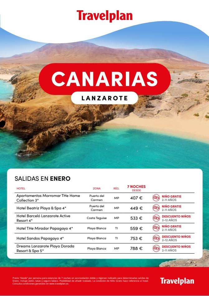 Viajes Eroski canarias  Lanzarote 