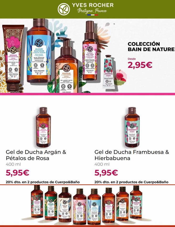 Yves Rocher canarias  20% dto productos de Cuerpo&Baño 